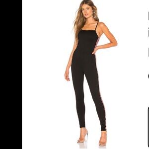 Revolve Miley Sport Stripe Cat Suit